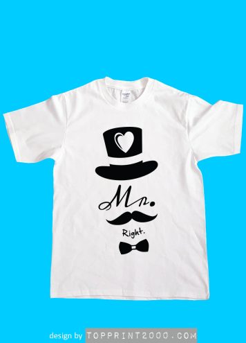 Mr Right Tee Design